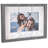 I Love My Dad Rustic Matted Picture Frame with Plaque Attachment Holds 4"x6" Photo