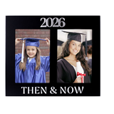 Then and Now 2026 Graduate Double Frame Holds 2 4"x6" Photos