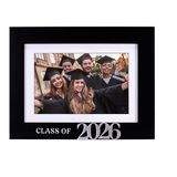 Class of 2026 Black Picture Frame Holds 4" x 6" Photo