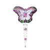 Crystal Butterfly Mini 6.5" Wind Spinner and 7.5" Crystal Twister Set