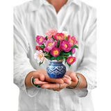 Mini Peony Paradise Fresh Cut Paper Flowers Pop-Up Bouquet