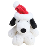 Snoopy with Santa Hat Warmies Microwavable Plush Stuffed Animal