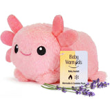 Baby Axolotl Microwavable and Coolable Warm Pals Stuffed Animal Plush with Lavender Scent