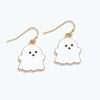Halloween Earrings Cute Enamel Ghosts