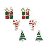Holiday Earrings Holiday Favorites Present, Candy Cane & Christmas Tree Trio