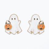 Halloween Earrings Trick or Treating Ghosts
