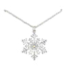 Holiday Necklace Classic Silver Snowflake