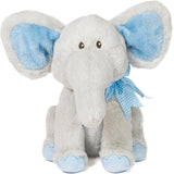 Irving the Singing and Dancing Elephant Plush with Blue Ears 10"