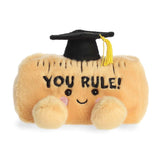 Palm Pals - 5" You Rule Ruler with Graduation Hat Plush Stuffed Animal