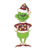 Holiday Pin Grinch the Green Mean One with Lights