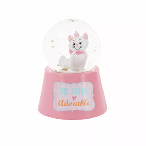 Disney Aristocrats Marie Cat I am Adorable Light Up Snow Globe, 45mm