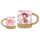 Betty Boop Western Cow Girl Let's Go Girls Ceramic 3D Sculpted Mug