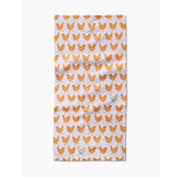 Geometry Kitchen Tea Towel 18" x 30" Fun Spring Chicks