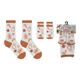 Holiday Gingerbread Treats Pet & Owner Matching Socks Set
