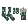 Snowman & Christmas Lights Pet & Owner Matching Socks Set