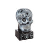 Las Vegas Raiders Sugar Skull Statue, Silver
