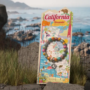 California Places We Love Clay Bead Bracelet