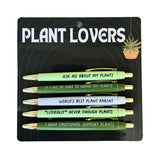 Set of 5 Plant Lover Pen