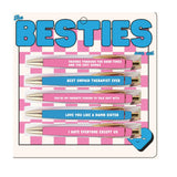Set of 5 Besties Pens