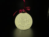 Santa Christmas Luumii Lights Ball Ornament