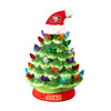 San Francisco 49ers 8" LED Ceramic Christmas Tree      