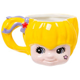 Silver Buffalo Rainbow Brite Face Ceramic 3D Sculpted Mug