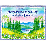 Blue Mountain Arts always believe in yourself and your dreams 2027 Wall Calendar