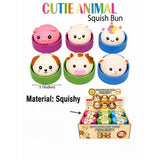 Mystery Cutie Animal Steamed Bun Squishy Dumpling Toy 3.15"