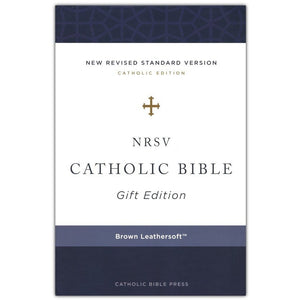 NRSV Catholic Bible, Gift Edition, Comfort Print, Leathersoft, Brown