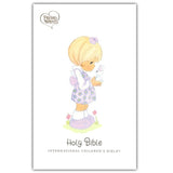 ICB Precious Moments Bible--soft leather-look, pink