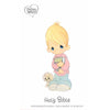 ICB Precious Moments Bible--soft leather-look, blue