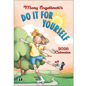 Mary Engelbreit’s Do It For Yourself 12-Month 2026 Monthly Pocket Planner Calendar