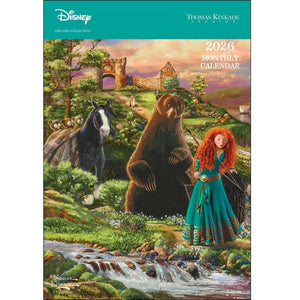 Disney Dreams Collection by Thomas Kinkade Studios: 12-Month 2026 Monthly Pocket Planner Calendar