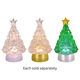 9" LED Blowing Glitter Tree
