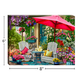 Sweet Summertime Lighted Canvas with Easel Back 8"x6"