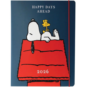 Happy Days Ahead Snoopy on Dog House 2026 18-Months Planner