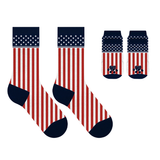 Americana Stripes Pet Owner Socks