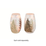 Winter Wonderland Pre-Lit Glass Vase 5.25
