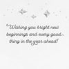 Hallmark Silver Diamonds Boxed New Year Cards, Pack of 16
