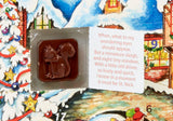 Santa's Here Village Scene Chocolate Advent Calendar