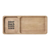 Hallmark Best Dad Hands Down Trinket Tray Handprint Kit, 12x5