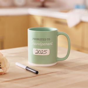 Hallmark Promoted to Grandparent Personalizable Mug With Marker, 13.5 oz.