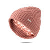 Silky Satin Lining Knit Beanie Hat