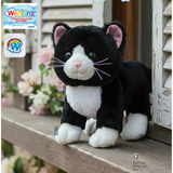 Webkinz 8" Stuffed Animal Plush Black & White Kitten Cat