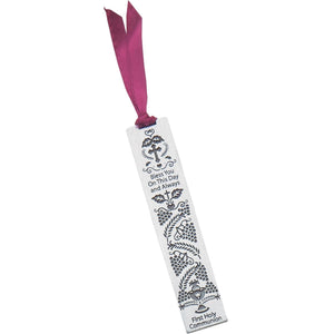 1st Holy Communion Metal Bookmark with Ribbon