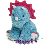 Baby Triceratops Dinosaur Microwavable and Coolable Warm Pals Stuffed Animal Plush with Lavender Scent