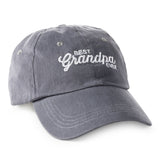 Hallmark Best Grandpa Ever Gray Twill Baseball Cap
