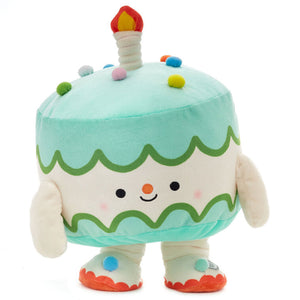 Hallmark Birthday Cake With Candle Plush With Sound and Motion, 12"