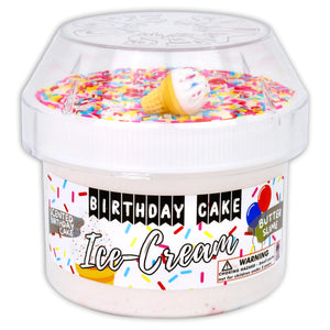 Dope Slime Birthday Cake Ice Cream 8 Oz.