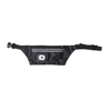 Black Night Scope Sling Bag with Reflective Zippers